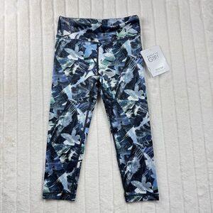 Athleta Girl High Rise Printed Chit Chat Capri M (8-10) All Over Floral NWT